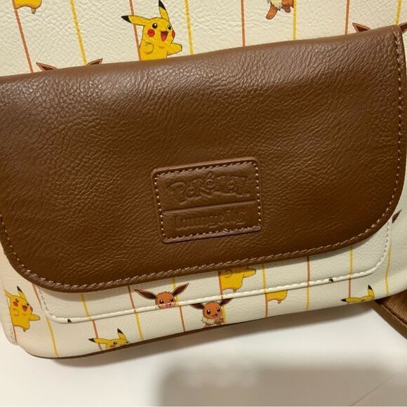NWOT Loungefly Pokemon Mini Backpack Pikachu Ever Striped main image 7